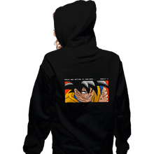 Load image into Gallery viewer, Shirts Zippered Hoodies, Unisex / Small / Black Goku Continue
