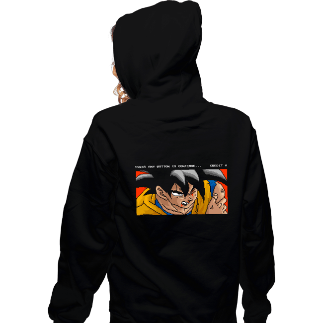 Shirts Zippered Hoodies, Unisex / Small / Black Goku Continue