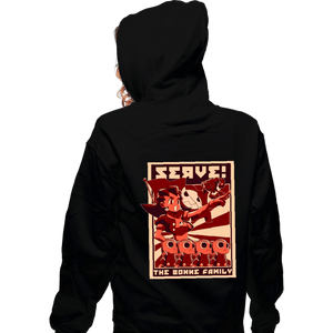 Shirts Zippered Hoodies, Unisex / Small / Black Robot Rampage