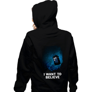 Secret_Shirts Zippered Hoodies, Unisex / Small / Black Trust No Doctor