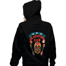 Load image into Gallery viewer, Daily_Deal_Shirts Zippered Hoodies, Unisex / Small / Black Gladiators Club
