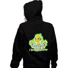 Load image into Gallery viewer, Secret_Shirts Zippered Hoodies, Unisex / Small / Black Bring You Love
