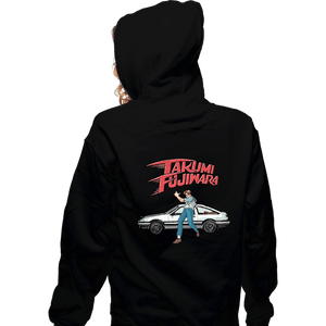Secret_Shirts Zippered Hoodies, Unisex / Small / Black Initial D