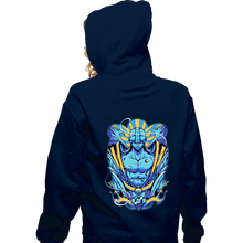 Load image into Gallery viewer, Secret_Shirts Zippered Hoodies, Unisex / Small / Navy Angemon!
