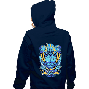 Secret_Shirts Zippered Hoodies, Unisex / Small / Navy Angemon!