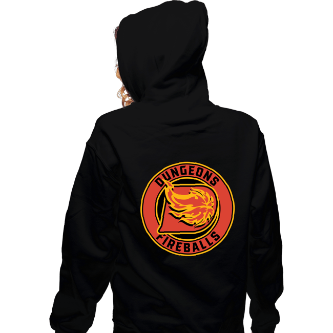 Secret_Shirts Zippered Hoodies, Unisex / Small / Black Dungeons & Fireballs