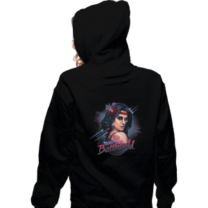 Shirts Zippered Hoodies, Unisex / Small / Black Love Is A Battlefield