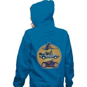 Shirts Zippered Hoodies, Unisex / Small / Royal Blue Wacky And Beyond