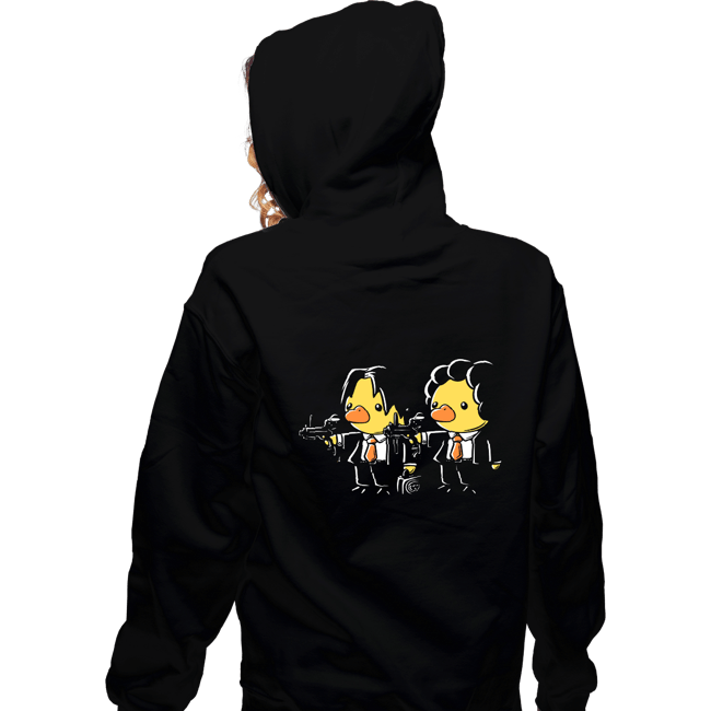 Secret_Shirts Zippered Hoodies, Unisex / Small / Black Duck Fiction