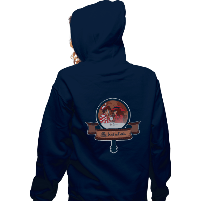 Shirts Zippered Hoodies, Unisex / Small / Navy They Found Each Other