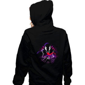 Daily_Deal_Shirts Zippered Hoodies, Unisex / Small / Black Black Symbiote