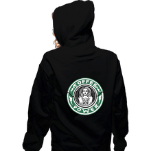 Load image into Gallery viewer, Daily_Deal_Shirts Zippered Hoodies, Unisex / Small / Black It&#39;s Coffee Time
