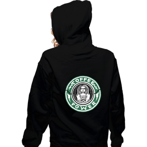 Daily_Deal_Shirts Zippered Hoodies, Unisex / Small / Black It's Coffee Time