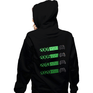 Shirts Zippered Hoodies, Unisex / Small / Black 2001 Controller