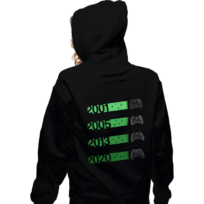 Shirts Zippered Hoodies, Unisex / Small / Black 2001 Controller