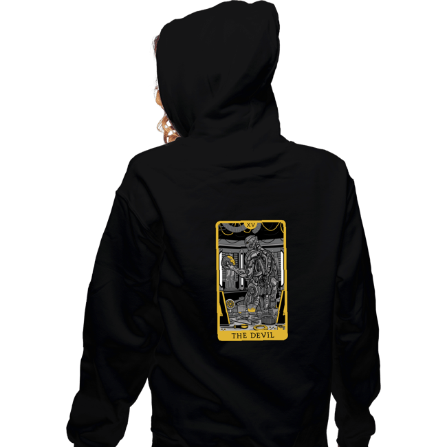 Shirts Zippered Hoodies, Unisex / Small / Black The Devil Tarot