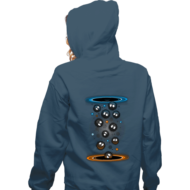 Shirts Zippered Hoodies, Unisex / Small / Indigo Blue Soot Portals