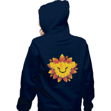 Load image into Gallery viewer, Shirts Pullover Hoodies, Unisex / Small / Navy King Of Leaves
