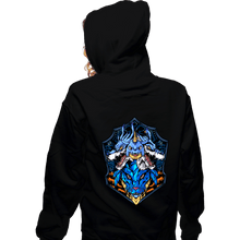 Load image into Gallery viewer, Shirts Zippered Hoodies, Unisex / Small / Black Blue Warrior
