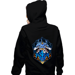 Shirts Zippered Hoodies, Unisex / Small / Black Blue Warrior