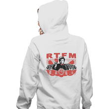 Load image into Gallery viewer, Secret_Shirts Zippered Hoodies, Unisex / Small / White RTFM
