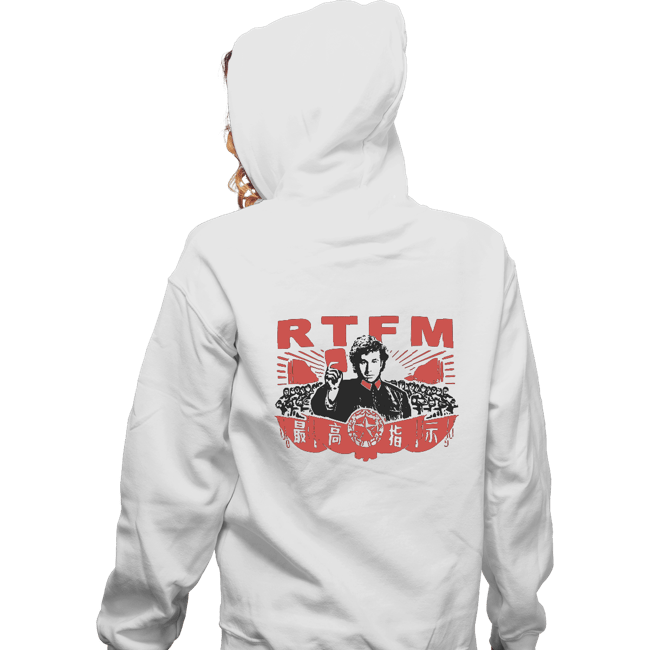 Secret_Shirts Zippered Hoodies, Unisex / Small / White RTFM