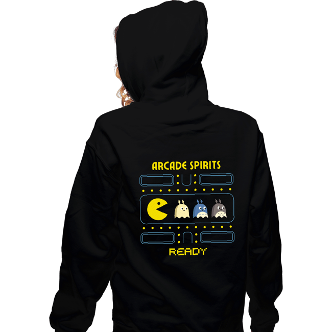 Secret_Shirts Zippered Hoodies, Unisex / Small / Black Arcade Spirits