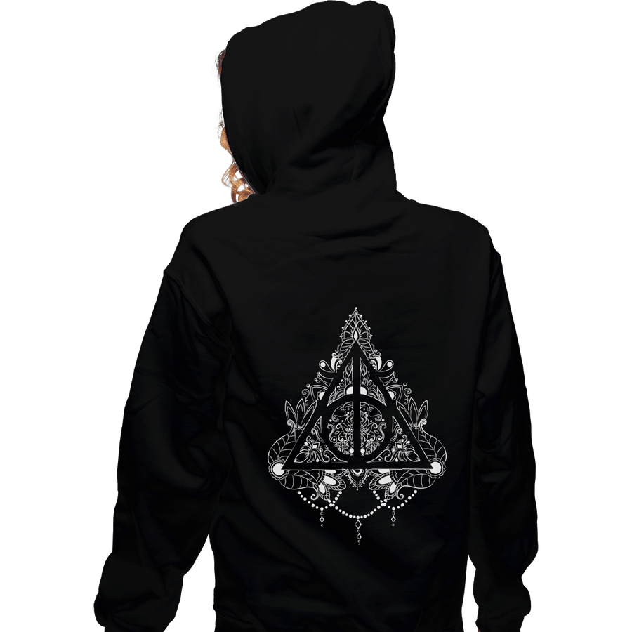 Shirts Zippered Hoodies, Unisex / Small / Black Hallows Tattoo