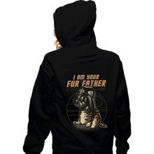 Load image into Gallery viewer, Daily_Deal_Shirts Zippered Hoodies, Unisex / Small / Black Vader Cat
