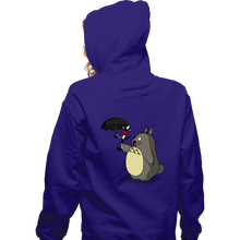Load image into Gallery viewer, Shirts Zippered Hoodies, Unisex / Small / Violet Aaahh! Fake Umbrella!
