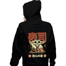 Load image into Gallery viewer, Secret_Shirts Zippered Hoodies, Unisex / Small / Black Sushi Is The Way
