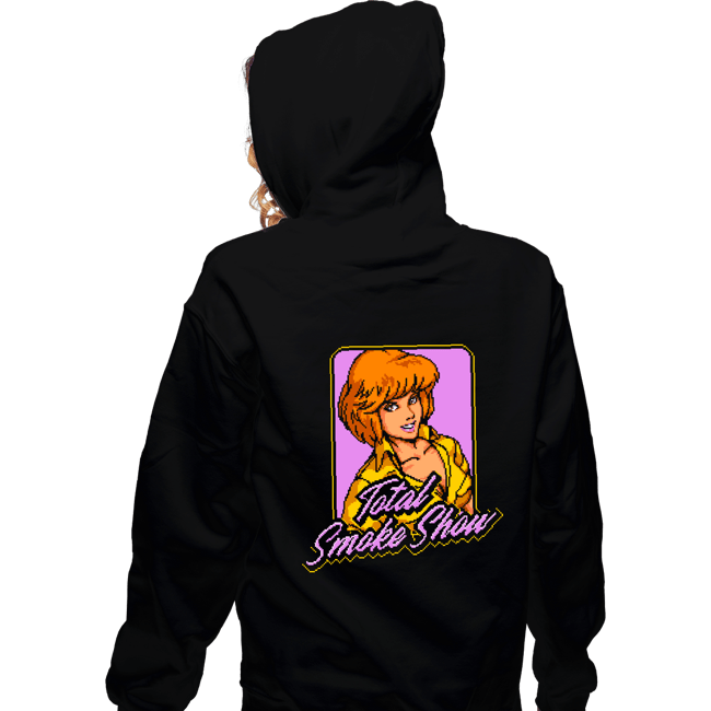 Secret_Shirts Zippered Hoodies, Unisex / Small / Black Smoke Show