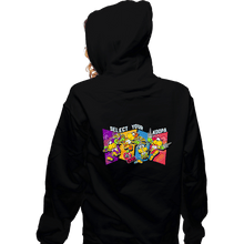 Load image into Gallery viewer, Daily_Deal_Shirts Zippered Hoodies, Unisex / Small / Black Koopas Ninjas
