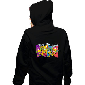 Daily_Deal_Shirts Zippered Hoodies, Unisex / Small / Black Koopas Ninjas