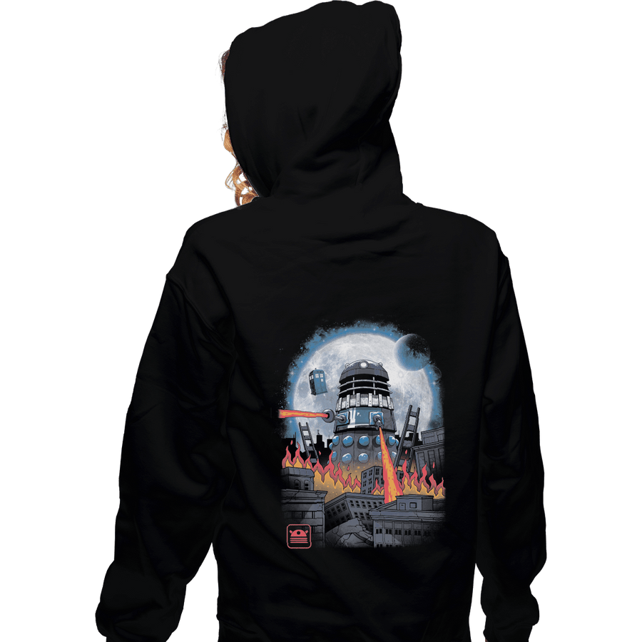 Shirts Zippered Hoodies, Unisex / Small / Black Kaiju Dalek