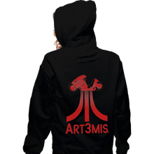 Load image into Gallery viewer, Shirts Zippered Hoodies, Unisex / Small / Black Art3mis
