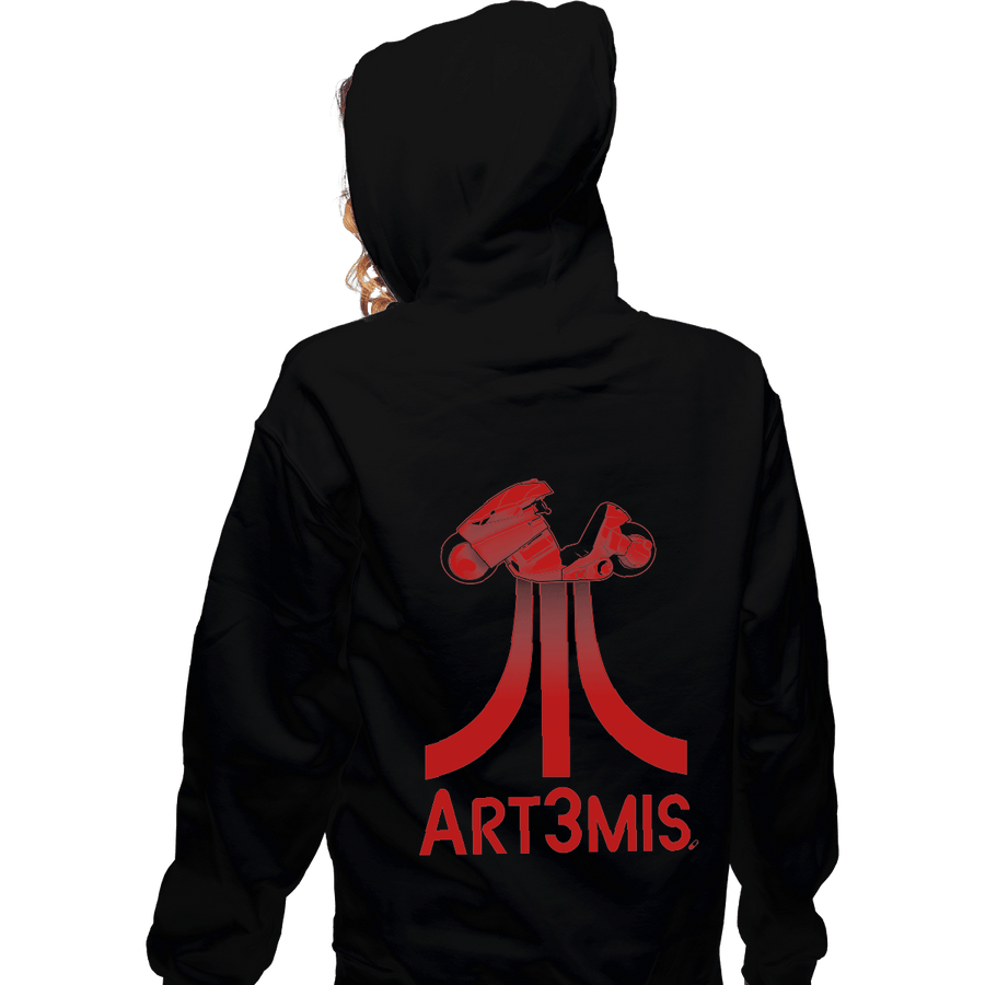 Shirts Zippered Hoodies, Unisex / Small / Black Art3mis