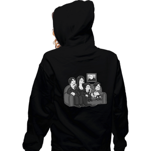 Daily_Deal_Shirts Zippered Hoodies, Unisex / Small / Black Gothic Family