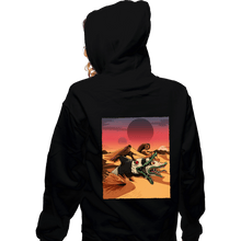 Load image into Gallery viewer, Daily_Deal_Shirts Zippered Hoodies, Unisex / Small / Black Wormrider
