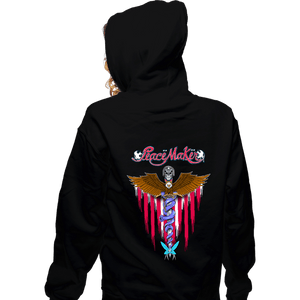 Secret_Shirts Zippered Hoodies, Unisex / Small / Black Peace Feels Good