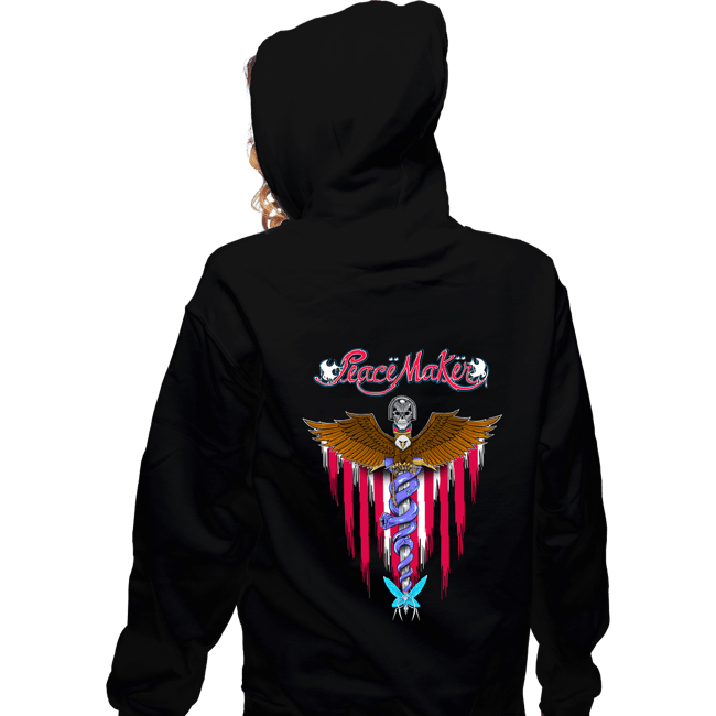 Secret_Shirts Zippered Hoodies, Unisex / Small / Black Peace Feels Good