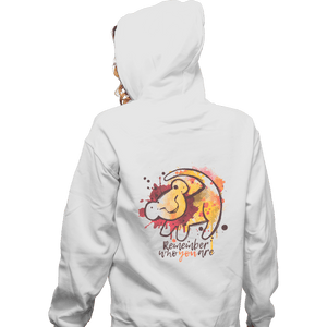 Shirts Zippered Hoodies, Unisex / Small / White Remember