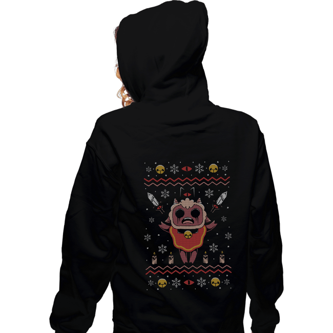 Shirts Zippered Hoodies, Unisex / Small / Black Lamb Christmas