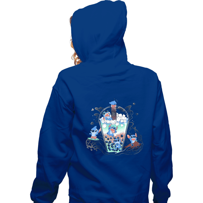Secret_Shirts Zippered Hoodies, Unisex / Small / Royal Blue Boba Stitch