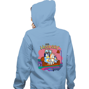 Daily_Deal_Shirts Zippered Hoodies, Unisex / Small / Royal Blue The Heelers