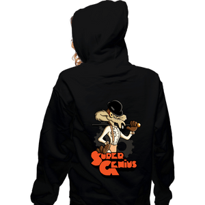 Daily_Deal_Shirts Zippered Hoodies, Unisex / Small / Black A Clockwork Genius