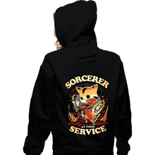 Load image into Gallery viewer, Daily_Deal_Shirts Zippered Hoodies, Unisex / Small / Black Sorcerer&#39;s Call
