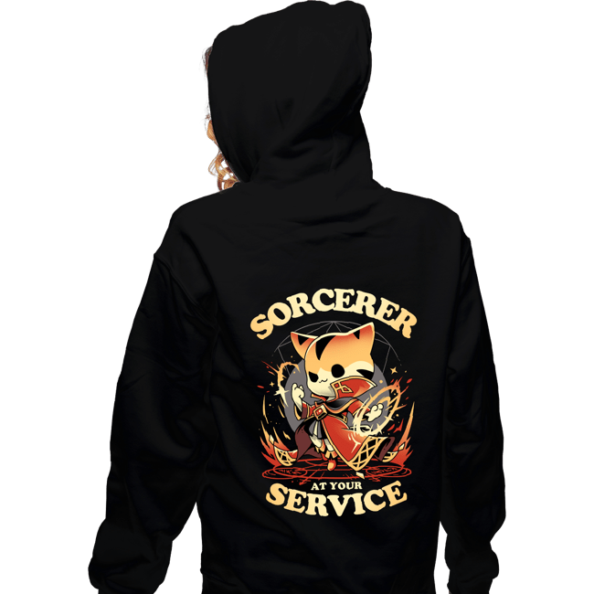Daily_Deal_Shirts Zippered Hoodies, Unisex / Small / Black Sorcerer's Call
