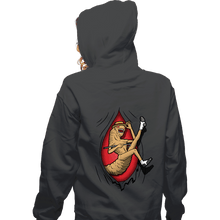 Load image into Gallery viewer, Shirts Zippered Hoodies, Unisex / Small / Dark Heather Hello Ma Honey
