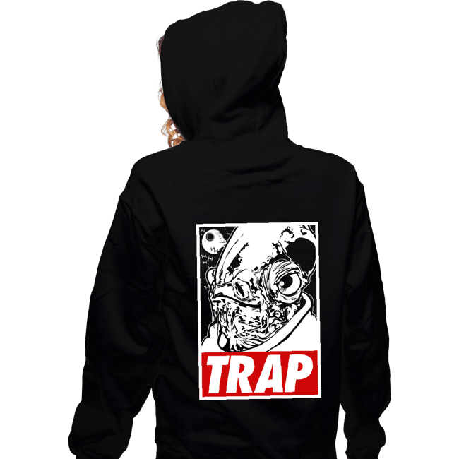 Shirts Zippered Hoodies, Unisex / Small / Black Trap
